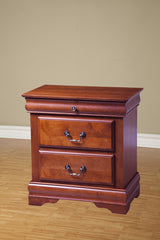 LOUIS PHILIPPE NIGHTSTAND by Alpine Furniture | 3702