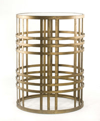 Barrel Table Dalton Home Collection with Weave by Bellacor | BTGWVE