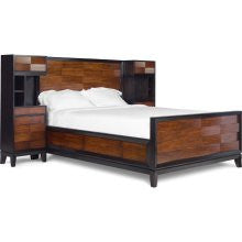 Magnussen B1356 Urban Safari Queen Panel Bed with Nightstands