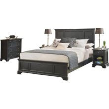 Home Styles Bedford Black Queen bed, 2 Nightstands & Chest 5531-5017