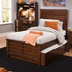 Chelsea Square Youth Panel Bed in Burnished Tobacco by Liberty Furniture | 628-BR11 / 628-BR12