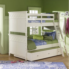 Cameron Bunk Bed in White by Magnussen | Y1816-70