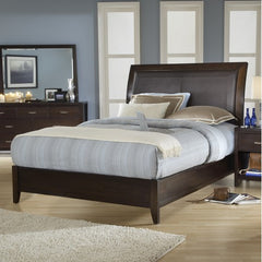 Urban Loft Low Profile Sleigh Bed in Chocolate Brown by Modus | 2O26L