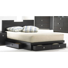 Monte Carlo Platform Bed with Drawers by Huppe | Monte Carlo Platform Bed Series
