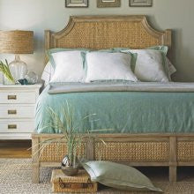Coastal Living by Stanley Furniture Resort Water Meadow Woven Bed in Distressed Weathered Pier Size: King