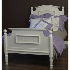 Celine Emily Bed with Caning by Newport Cottages | NPC-4050cn