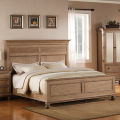 Coventry Panel / Shutter Bed in Weathered Driftwood by Riverside Furniture | 32475 / 32485