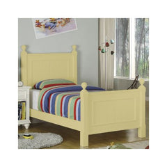 Splash of Color Panel Bed in Buttercup Yellow by Riverside Furniture | 112Bed A