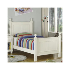 Splash of Color Panel Bed in Shores White by Riverside Furniture | 112Bed S