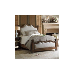 European Farmhouse Hampton Hill Upholstered Bed in Distressed Terrain by Stanley | 018-13-42 / 018-13-48 / 018-13-47