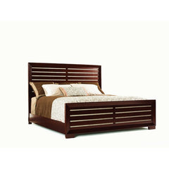 Zacara Icon Panel Headboard and Frame Set in Sable by Lexington | 01-0325-14XHB / 01-0001-76X