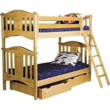 Bolton Furniture Lyndon Bunk Bed Twin Over Twin Natural