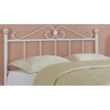Monarch Specialties I2652Q Queen/Full Size Combo Headboard Only in Whi