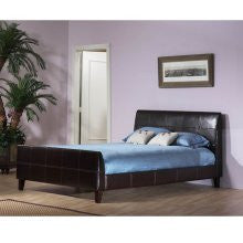 Torino Full Size Platform Bed in Chocolate Finish Hudson Collection Modus TR08F4