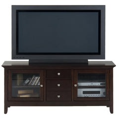 MEDIA UNIT w/ 2 DRAWERS (ONE EXTRA DEEP), 2 REMOVABLE SHELVES AND WIRE MANAGEMENT by JOFRAN | 040-9