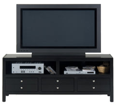 MEDIA UNIT w/ 3 DRAWERS, 2 OPENINGS AND WIRE MANAGEMENT by JOFRAN | 041-9