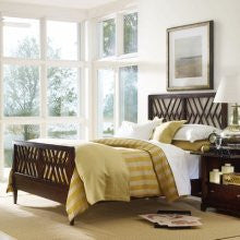 Stanley Furniture Continuum Chippendale Bed in Amaretto Cherry-Queen