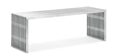 Novel Double Bench Stainless Steel by Zuo Modern | 100081