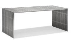 Novel Dining Table Stainless Steel by Zuo Modern | 100082