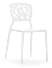 Divinity Dining Chair White by Zuo Modern | 100330