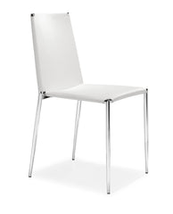 Alex Dining Chair White by Zuo Modern | 101106