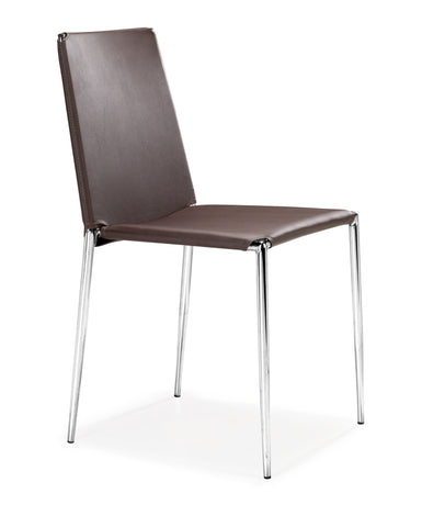 Alex Dining Chair Espresso by Zuo Modern | 101107