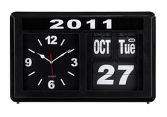 Retro Auto Flip Clock Black by Zuo Modern | 10133