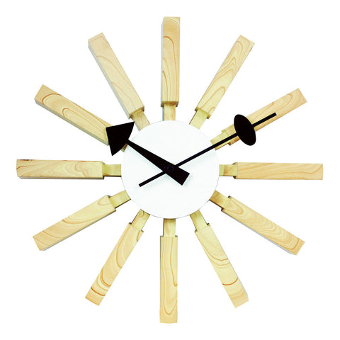 Jones Wall Clock Natural by Zuo Modern | 10136