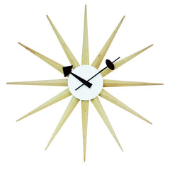 Weatherby Wall Clock Natural by Zuo Modern | 10139