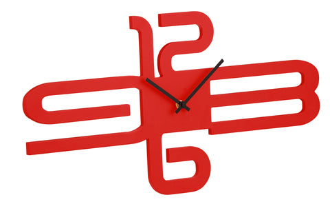 Astaire Wall Clock Red and Black by Zuo Modern | 10157