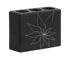 Blair Triple Candle Holder Black by Zuo Modern | 10164