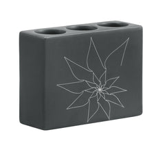 Blair Triple Candle Holder Gray by Zuo Modern | 10166