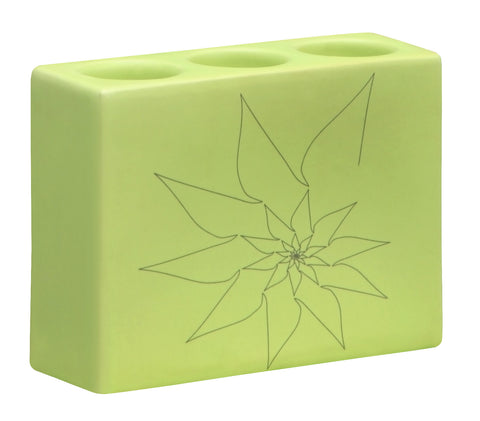 Blair Triple Candle Holder Green by Zuo Modern | 10167