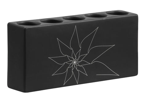 Blair Quintuple Candle Holder Black by Zuo Modern | 10168