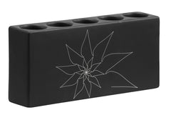 Blair Quintuple Candle Holder Black by Zuo Modern | 10168