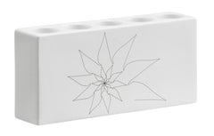 Blair Quintuple Candle Holder White by Zuo Modern | 10169