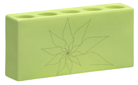 Blair Quintuple Candle Holder Green by Zuo Modern | 10171