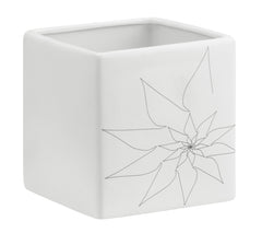 Brenda Square Vase L White by Zuo Modern | 10173