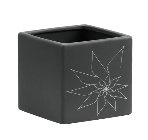 Brenda Square Vase M Gray by Zuo Modern | 10178