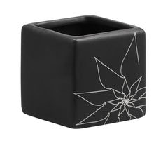 Brenda Sqaure Vase S Black by Zuo Modern | 10180
