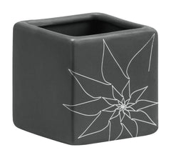 Brenda Sqaure Vase S Gray by Zuo Modern | 10182