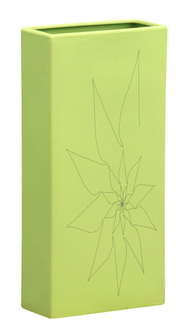 Blithe Rectangular Vase L Green by Zuo Modern | 10187