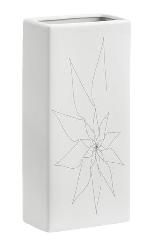 Blithe Rectangular Vase M White by Zuo Modern | 10189