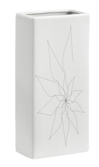 Blithe Rectangular Vase M White by Zuo Modern | 10189