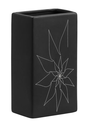 Blithe Rectangular Vase S Black by Zuo Modern | 10192