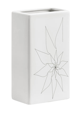 Blithe Rectangular Vase S White by Zuo Modern | 10193