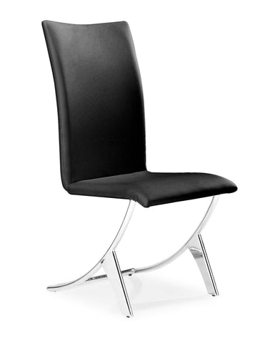 Delfin Dining Chair Black by Zuo Modern | 102101