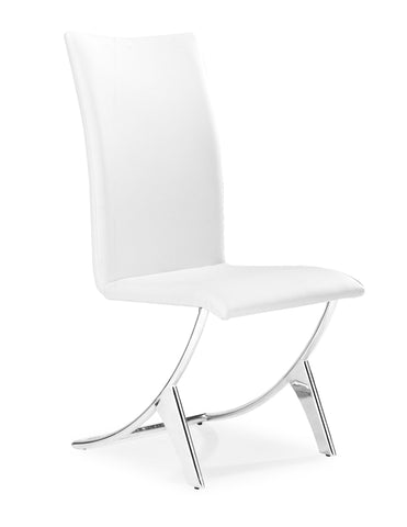 Delfin Dining Chair White by Zuo Modern | 102102