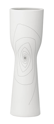 Brittany Chalice Vase M White by Zuo Modern | 10213