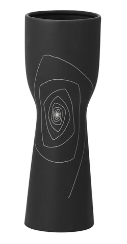 Brittany Chalice Vase S Black by Zuo Modern | 10216